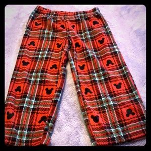 Child Size 4 Disney Flannel Holiday Pajama Pants